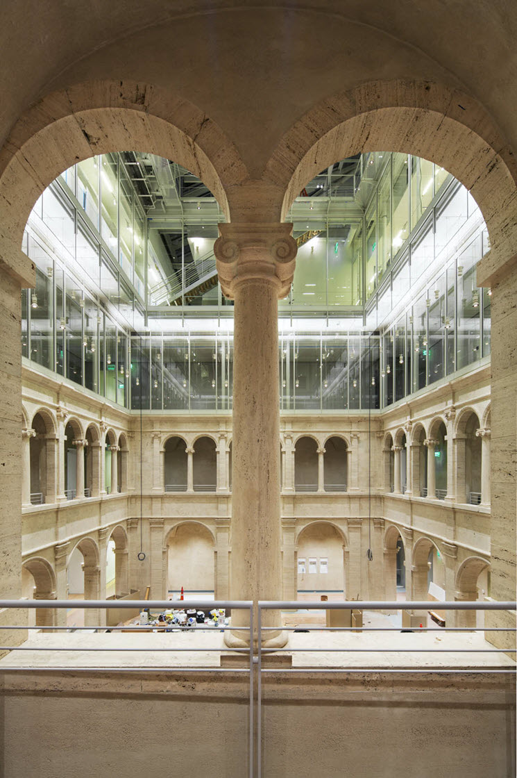 Harvard Art Museums, Renzo Piano - Interior View5