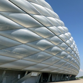 Herzog+DeMeuron | Allianz arena, shell closeup view