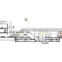 Renzo Piano - Resnick Pavilion, sketch